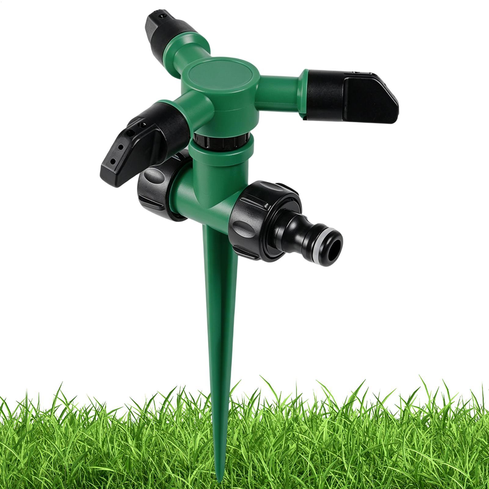 Gardening Tools Rake - Automatic Rotating Water Sprinkler for Garden