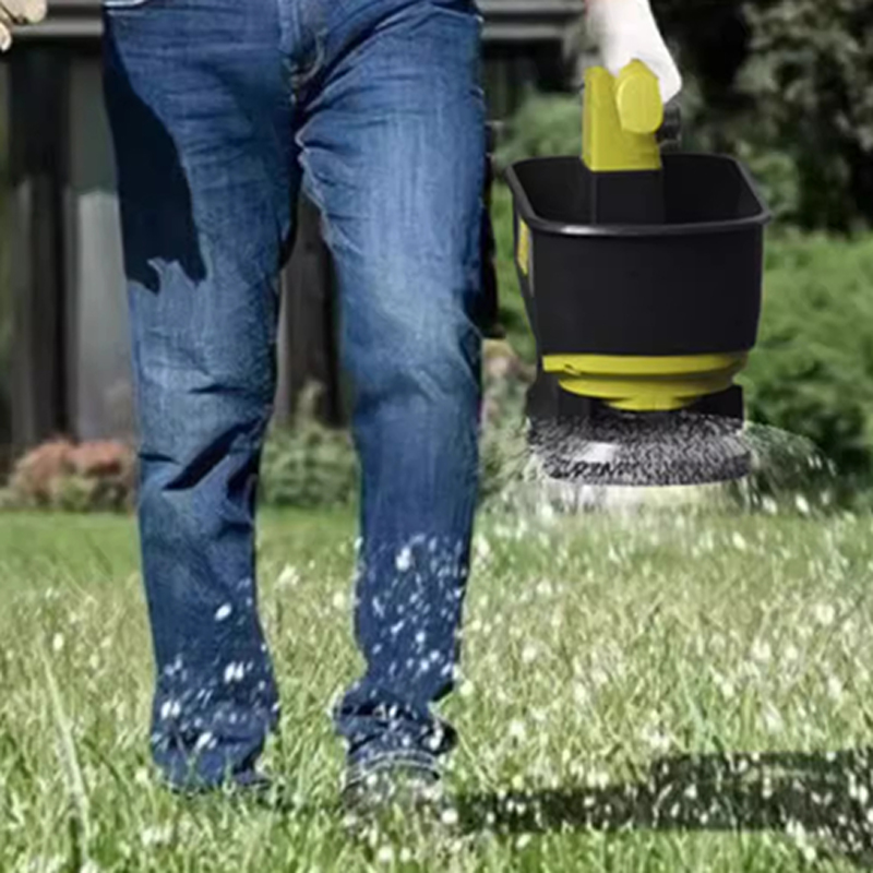 Grass Seed Spreader - Portable seeder, automatic spreader, agricultural electric