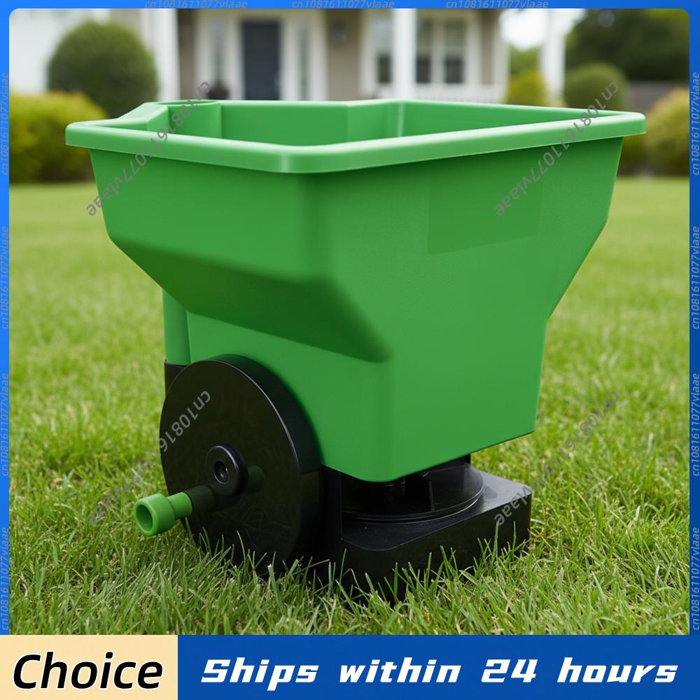 Grass Seed Spreader - Multi-Purpose Rotary Spreader with Adjustable Crank