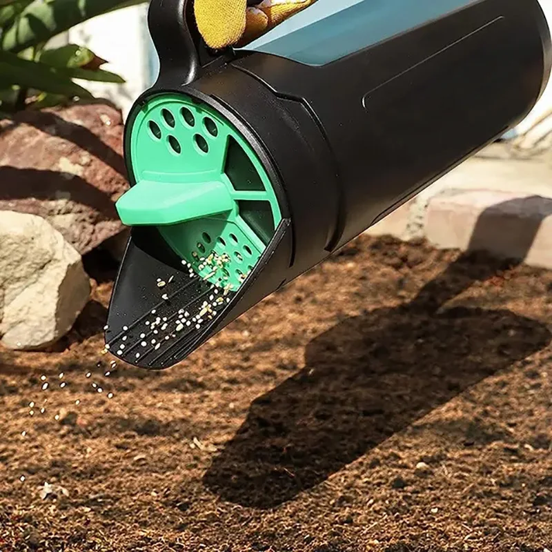 Grass Seed Spreader - Handheld Seeds Spreader 2.5L Capacity Sowing