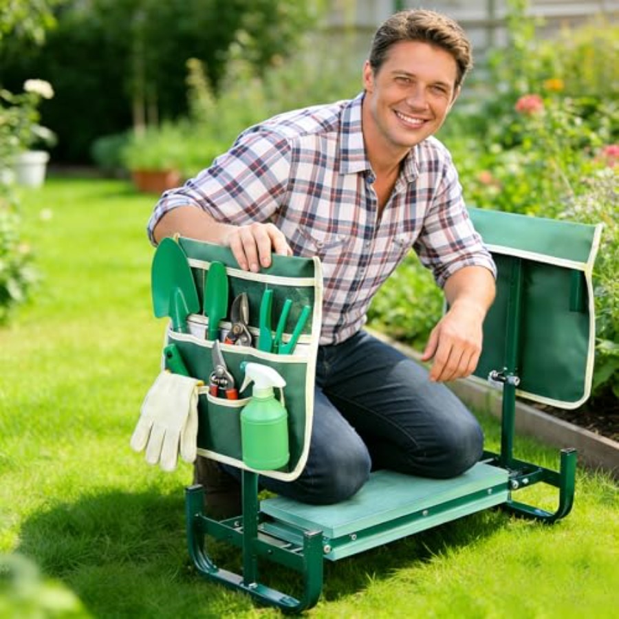 Garden kneeler and seat for ou - Garden Kneeling Pad reseña y precio