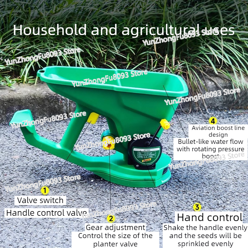 Small Fertilizer Grass Seeding - Grass Seed Spreader reseña y precio