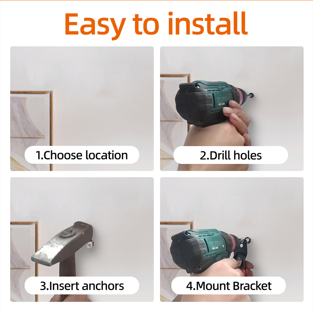 Heavy Duty Metal Hooks Wall Mo - Gardening Tools Organiser reseña y precio