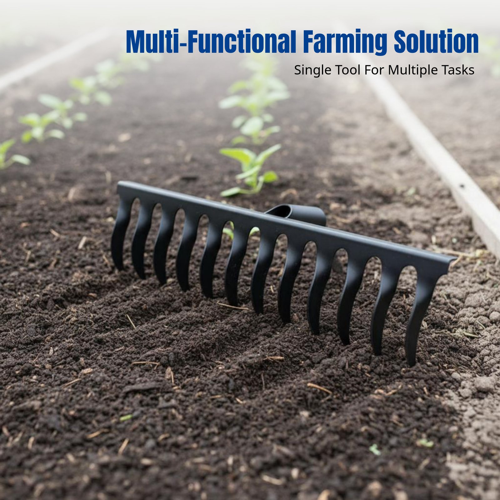 Manganese Steel Spiral Rake, M - Gardening Tools Rake reseña y precio