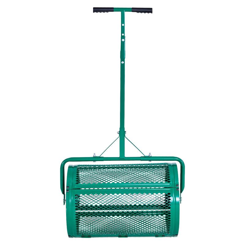 Compost Spreader, 24 in Wide P - Grass Seed Spreader reseña y precio
