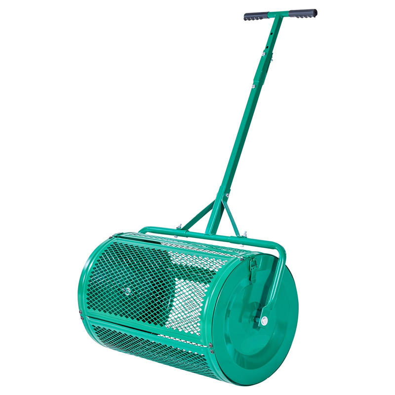 Compost Spreader, 24 in Wide P - Grass Seed Spreader reseña y precio