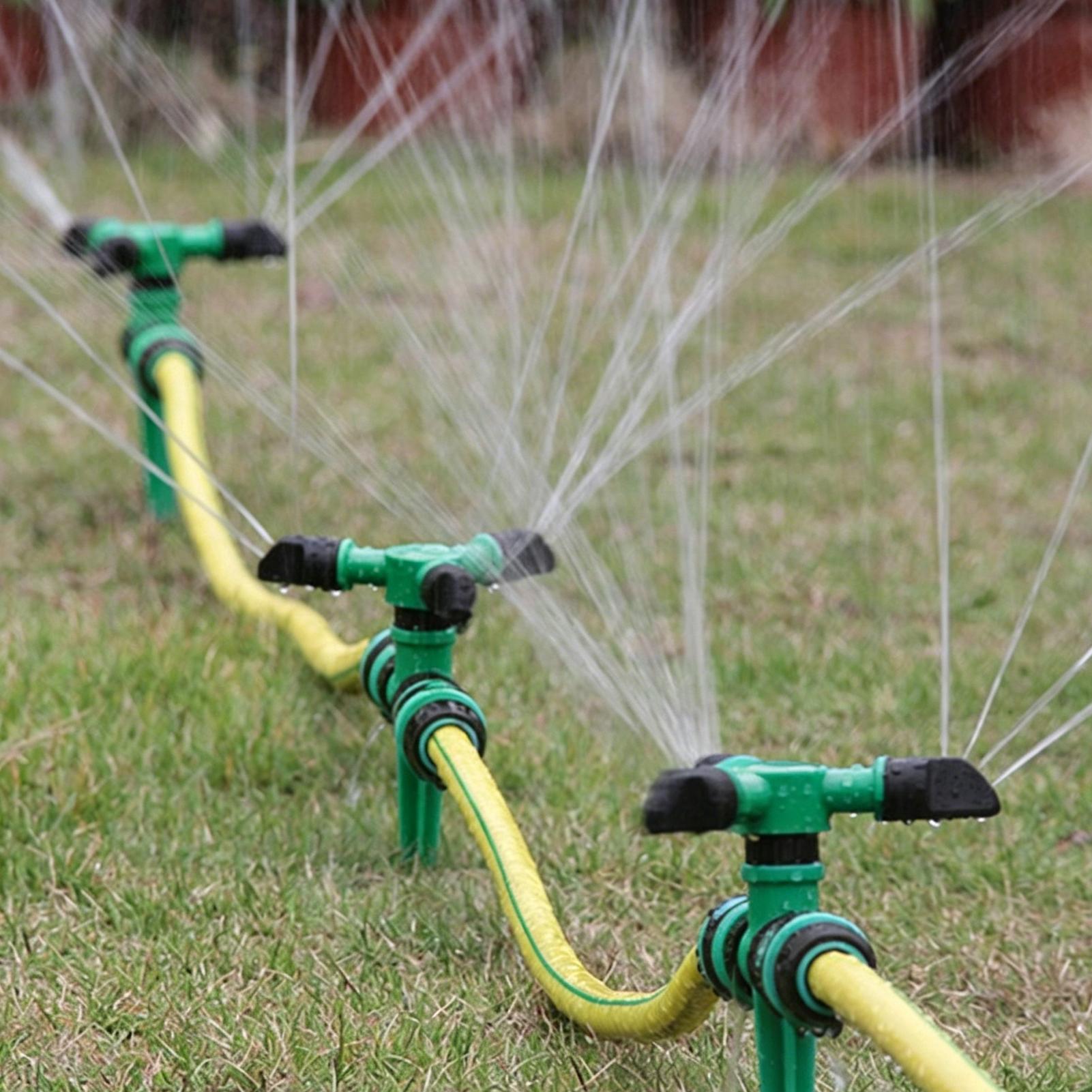 Automatic Rotating Water Sprin - Gardening Tools Rake reseña y precio