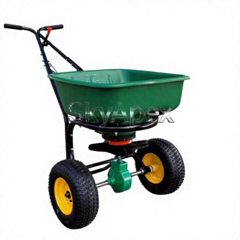 Hand Push Rotary Spreader Seed - Grass Seed Spreader reseña y precio