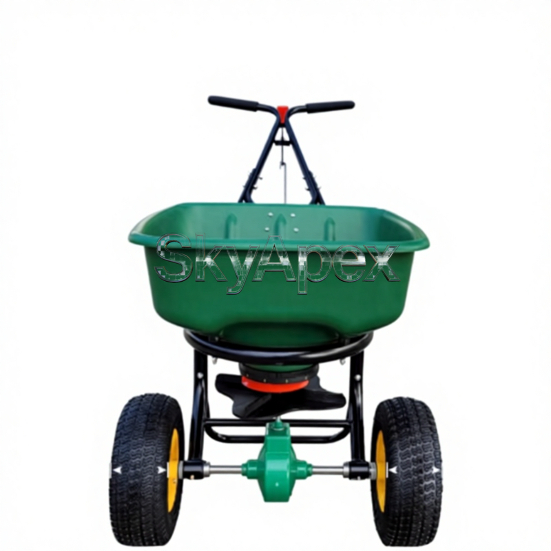 Hand Push Rotary Spreader Seed - Grass Seed Spreader reseña y precio