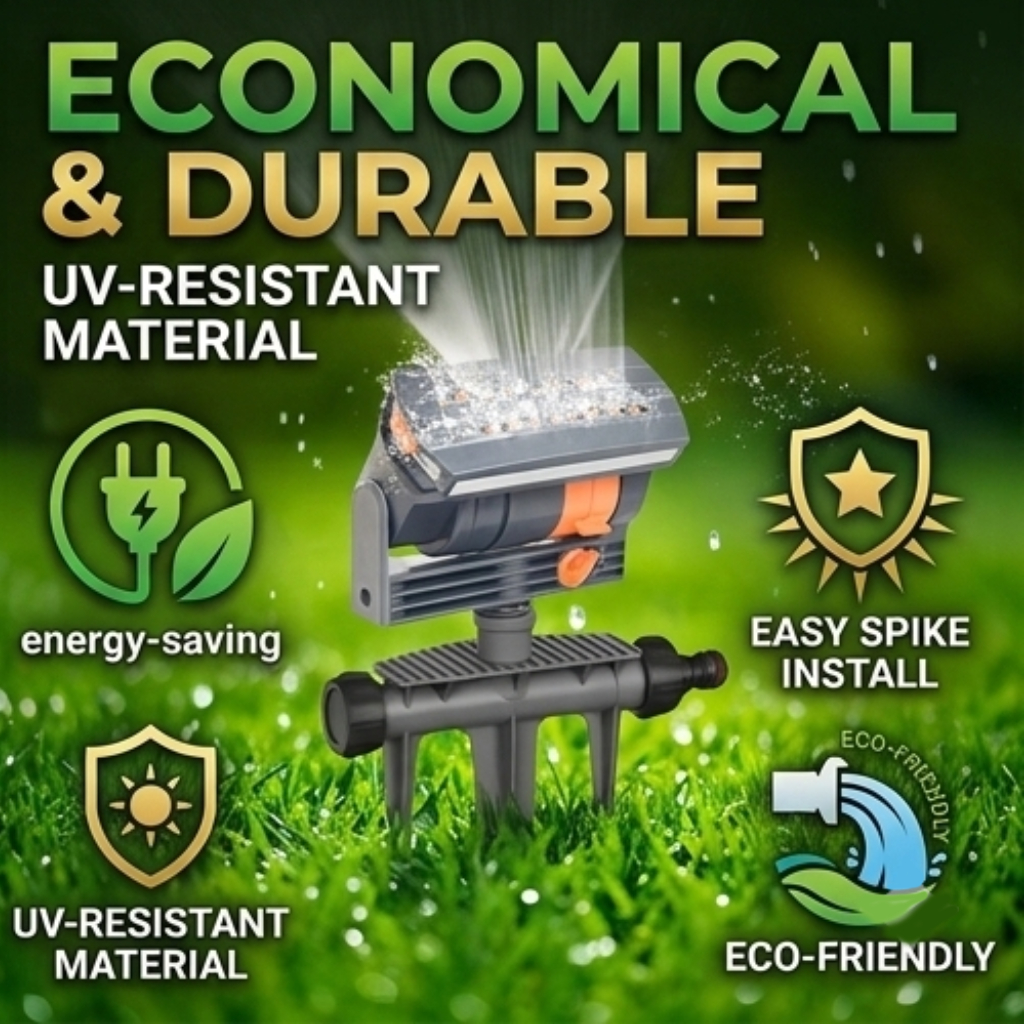 Automatic Oscillating Sprinkle - Gardening Tools Rake reseña y precio