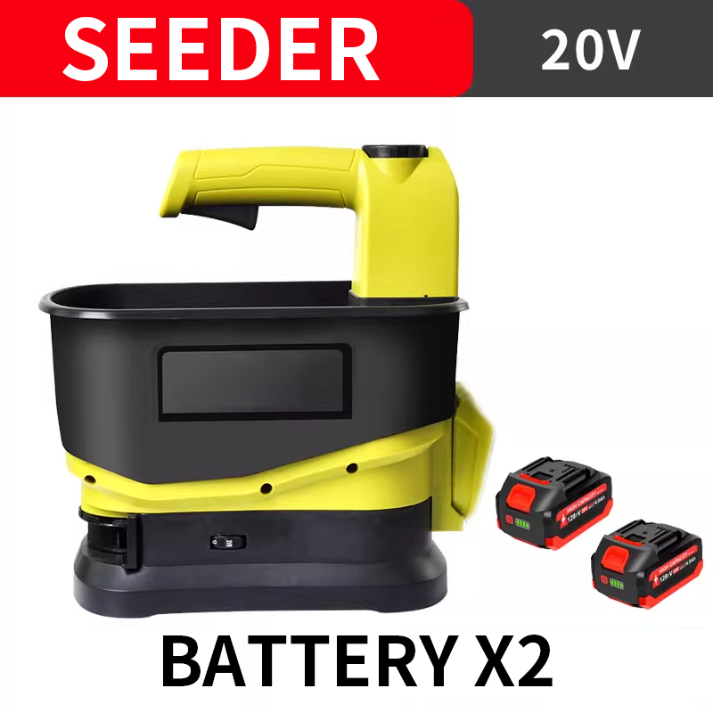 Portable seeder, automatic spr - Grass Seed Spreader reseña y precio