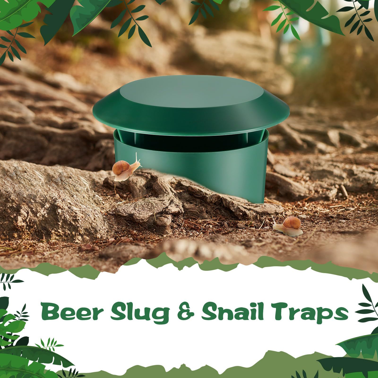 Plastic Snail Trap Cage, Reusa - Gardening Tools Organiser reseña y precio