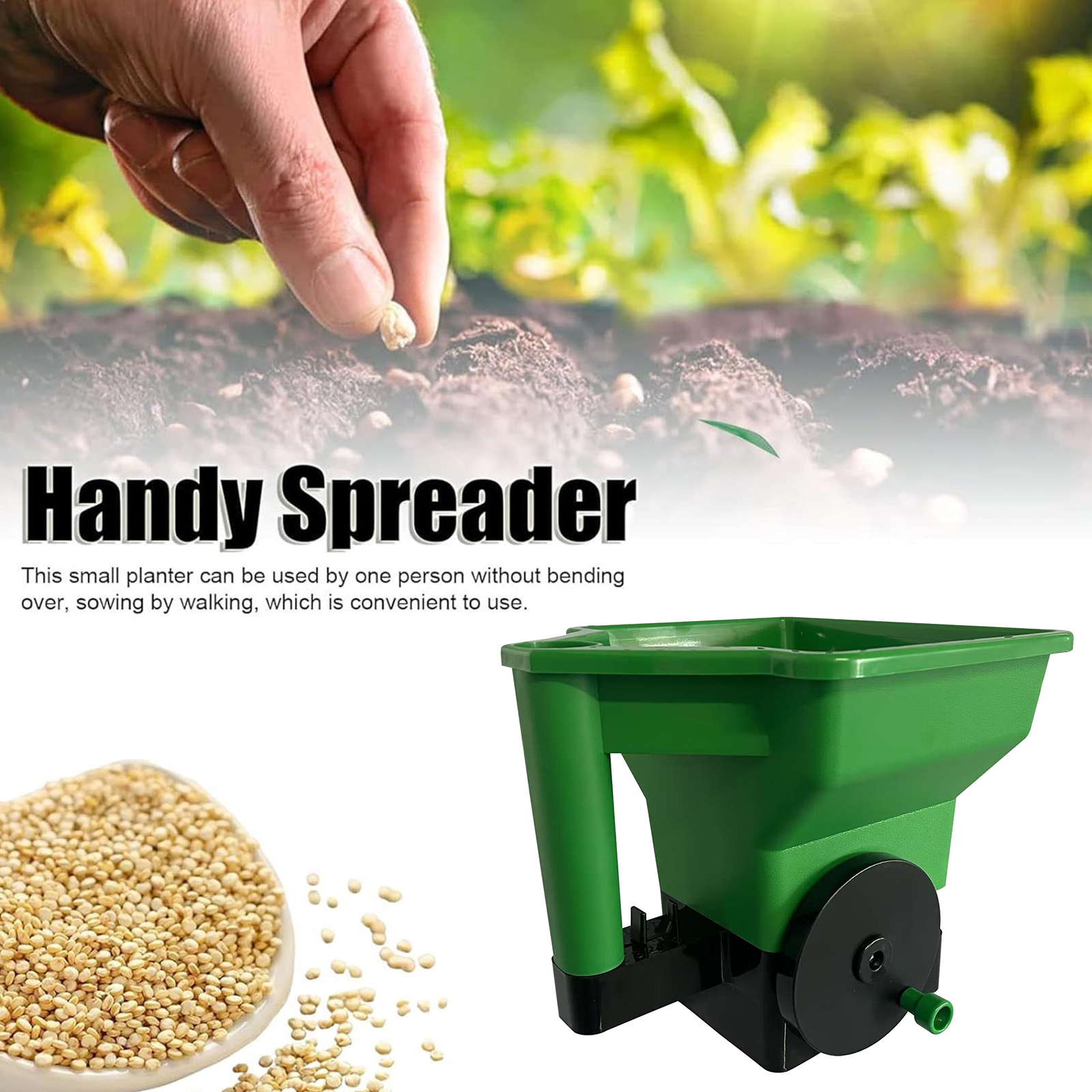 Multi-Purpose Rotary Spreader  - Grass Seed Spreader reseña y precio