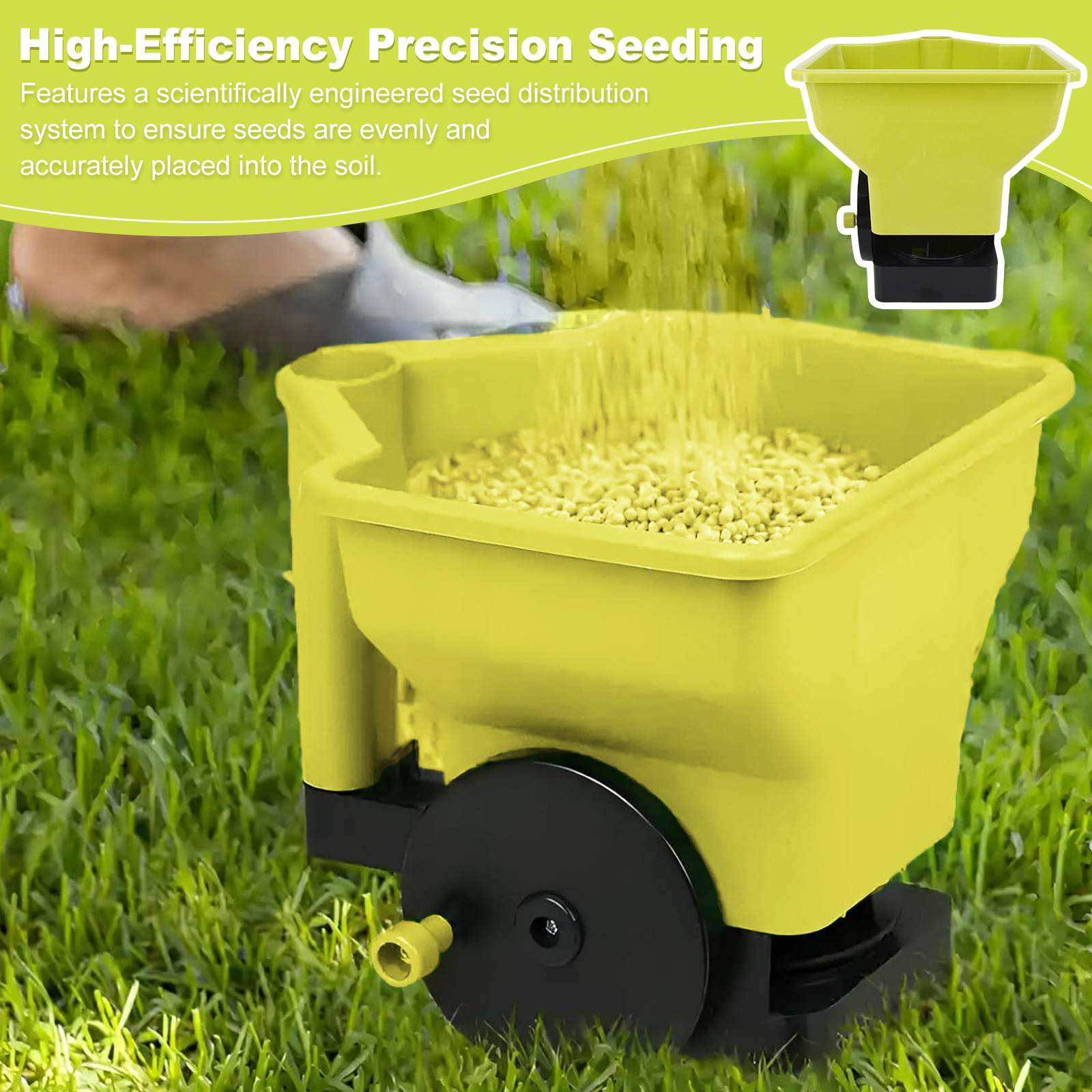 Multi-Purpose Rotary Spreader  - Grass Seed Spreader reseña y precio