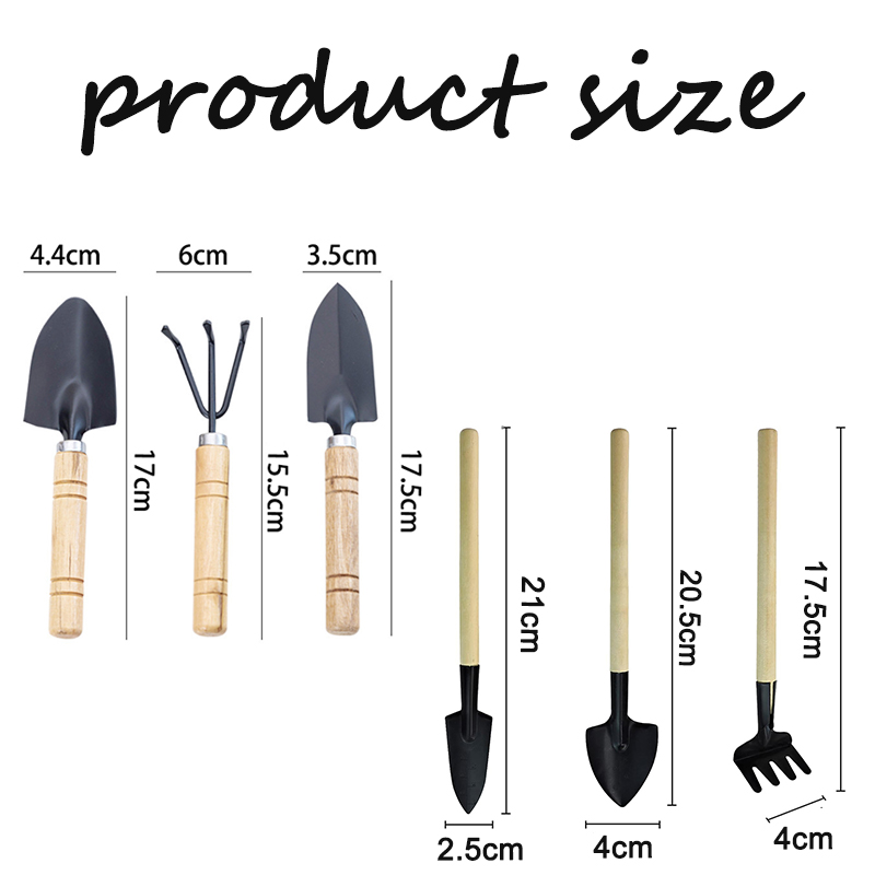 3Pcs Mini Gardening Tool Set w - Gardening Tools Rake reseña y precio