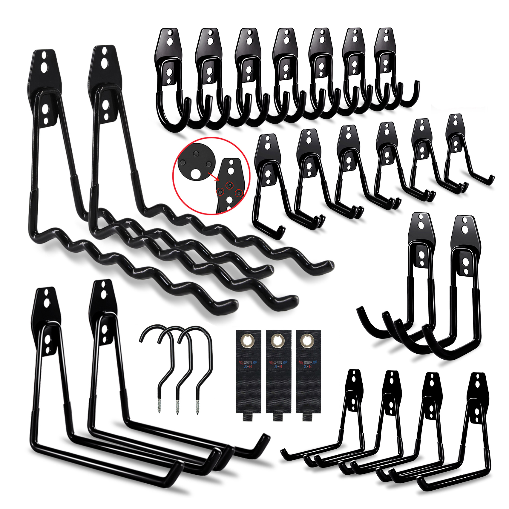 Heavy Duty Metal Hook Garage O - Gardening Tools Organiser reseña y precio