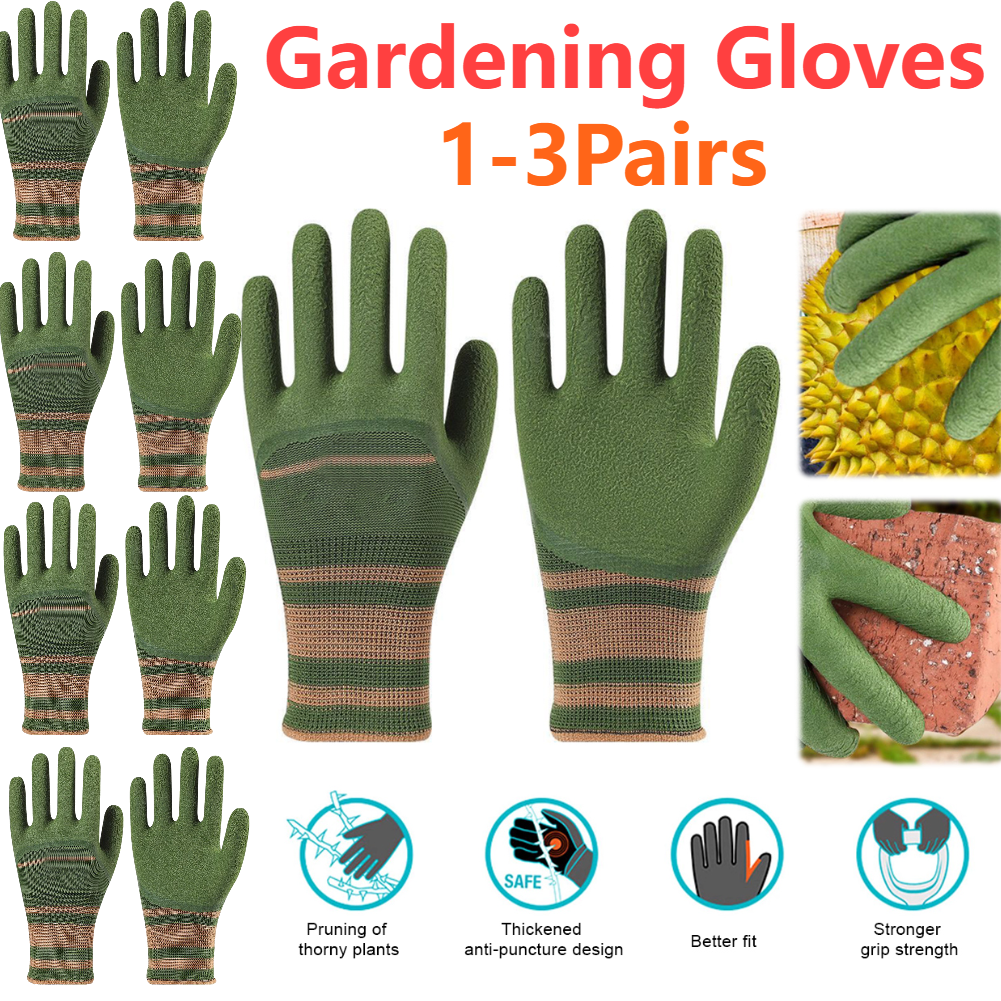 3-1 Pairs Durable Safety Glove - Garden Gloves Thorn Proof reseña y precio