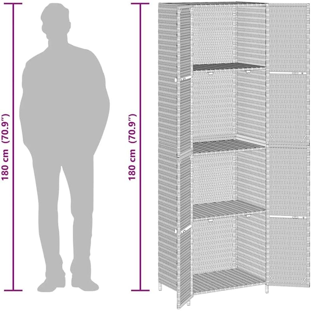 Garden Storage Cabinet Outdoor - Gardening Tools Organiser reseña y precio