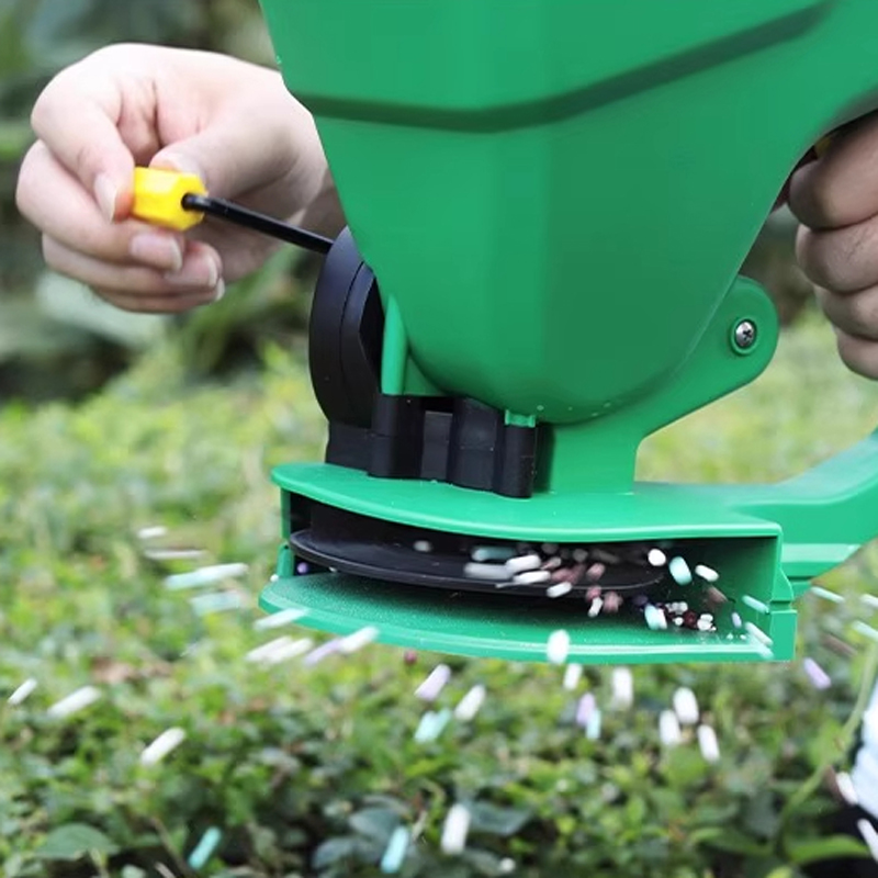 Grass seed spreader, small fer - Grass Seed Spreader reseña y precio