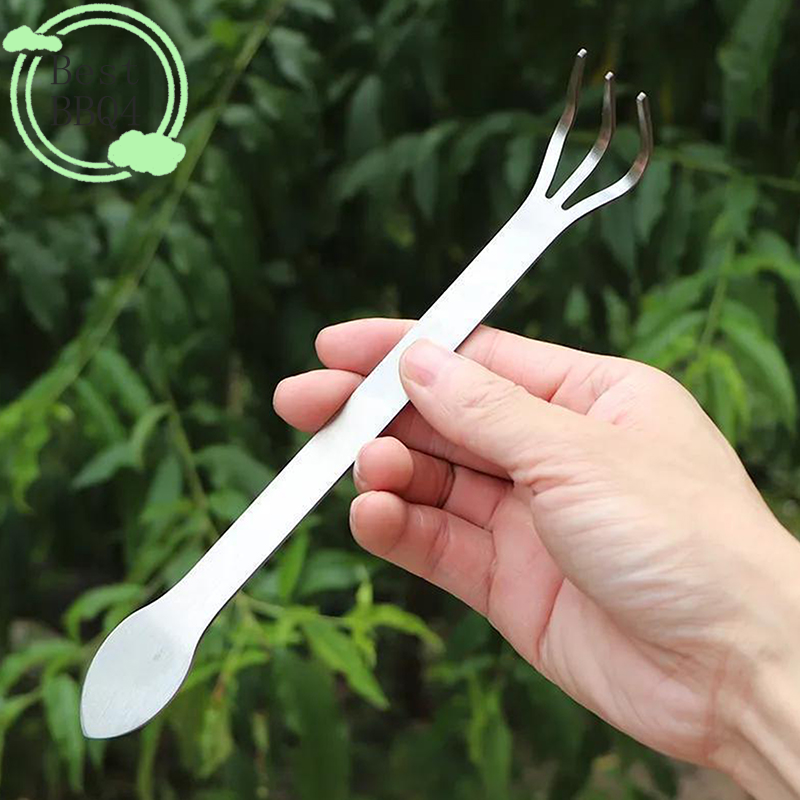 (BBQ4) 1Pc Stainless Steel Roo - Gardening Tools Rake reseña y precio