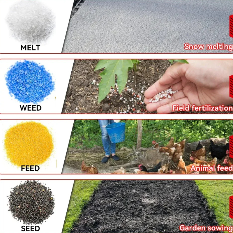6 Gears Automatic Fertilizer S - Grass Seed Spreader reseña y precio