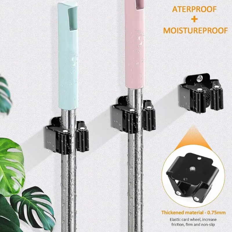 1-10Pcs Mop Broom Holder Wall  - Gardening Tools Organiser reseña y precio