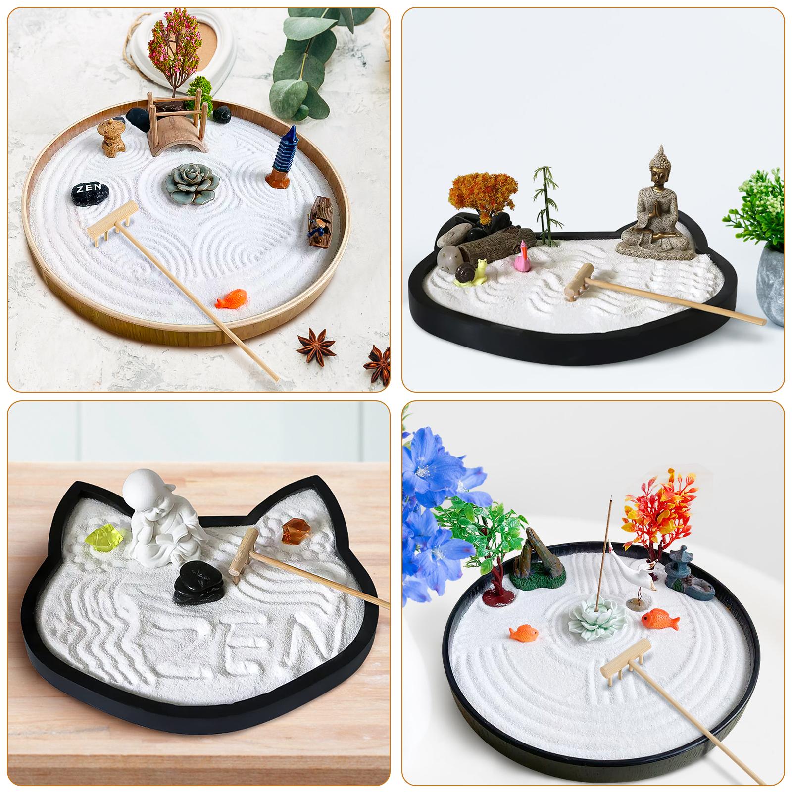 8Pcs Mini Zen Rake Tools Medit - Gardening Tools Rake reseña y precio