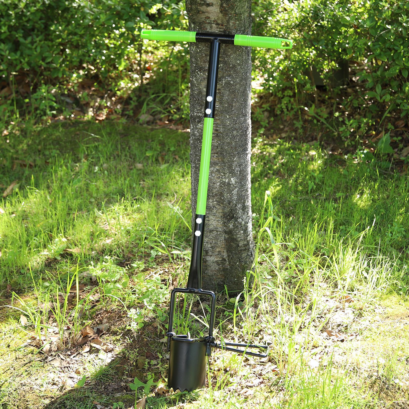 Bulb Planter Tool Grass Plugge - Grass Seed Spreader reseña y precio