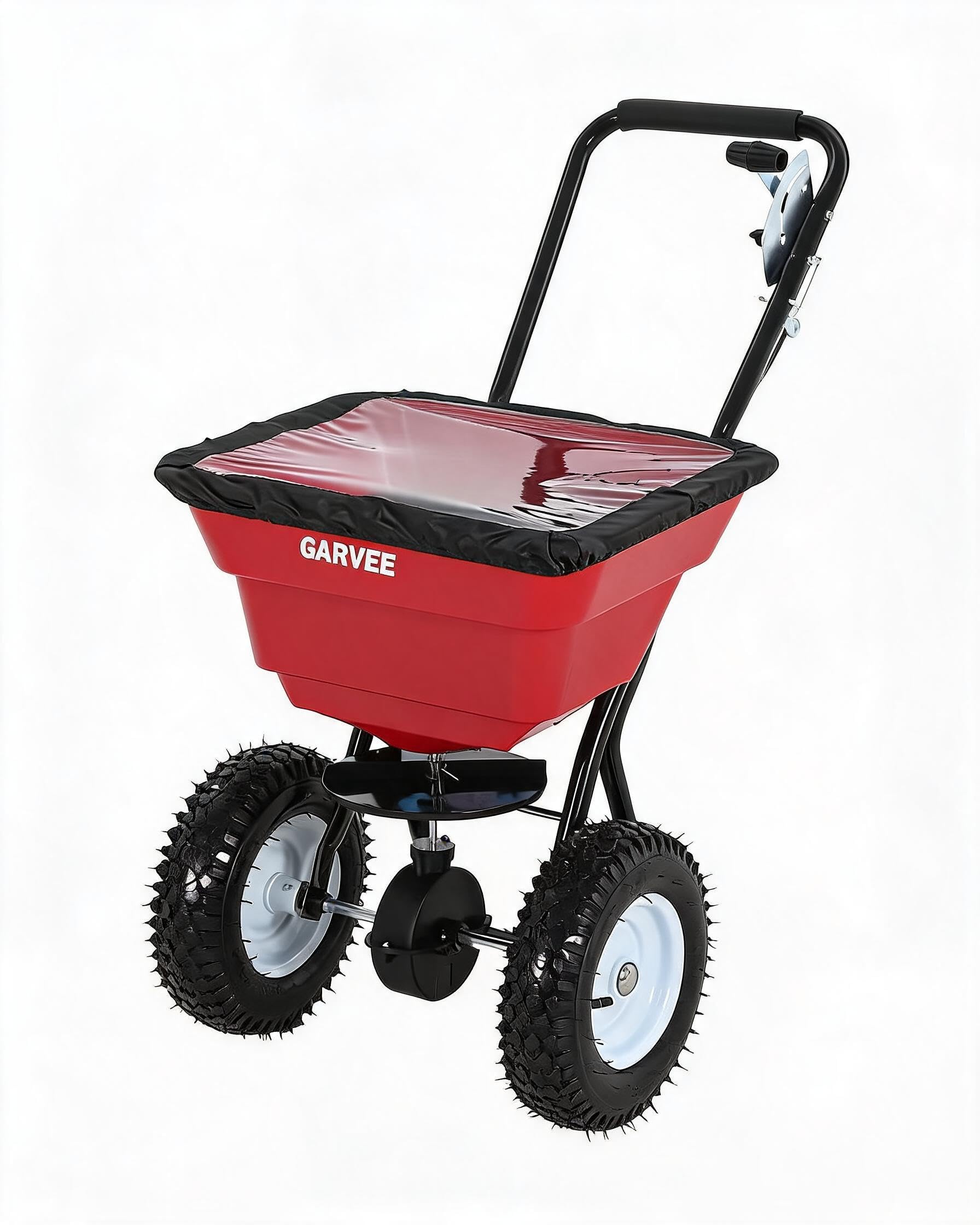 80 LBS Push Broadcast Spreader - Grass Seed Spreader reseña y precio