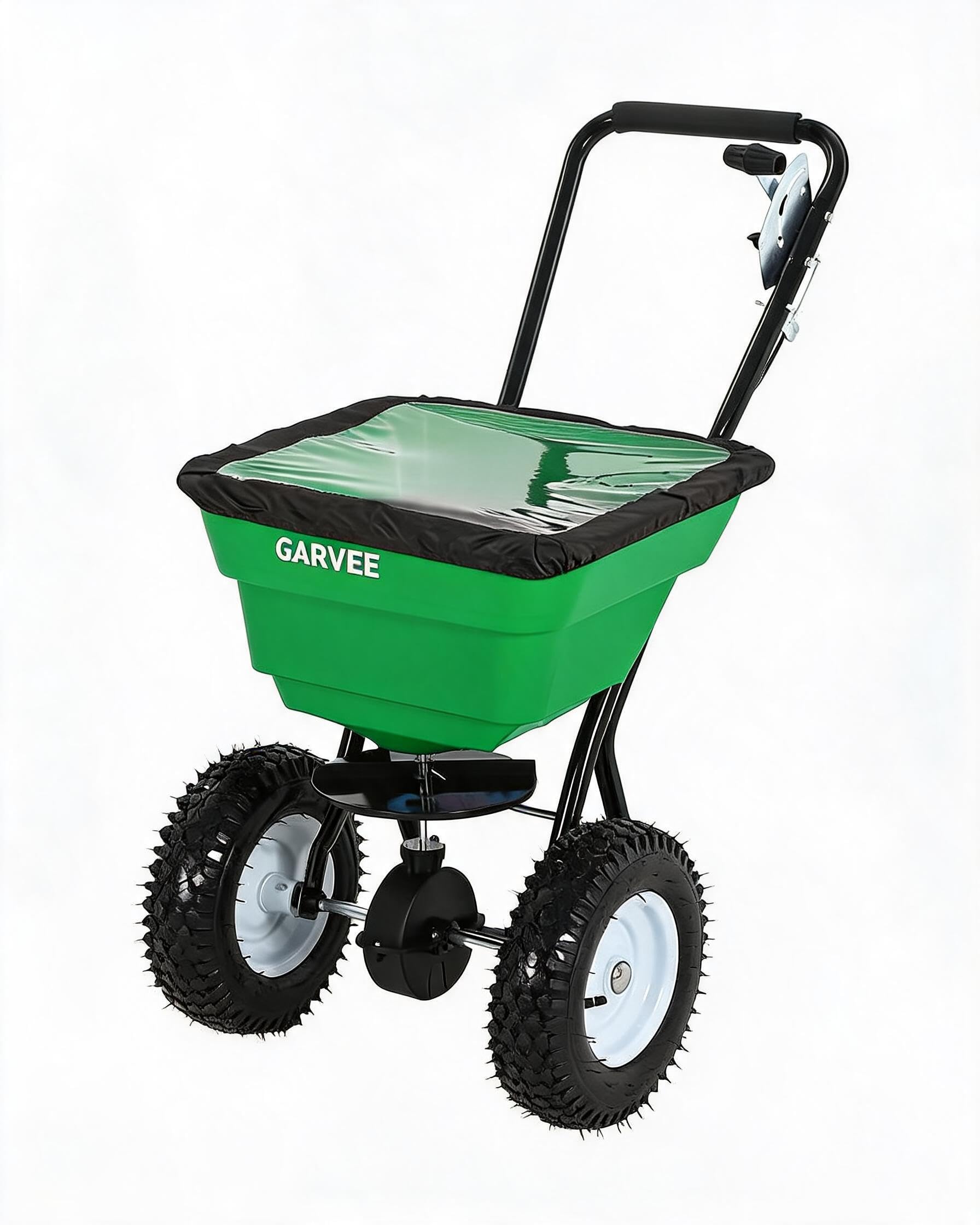 80 LBS Push Broadcast Spreader - Grass Seed Spreader reseña y precio