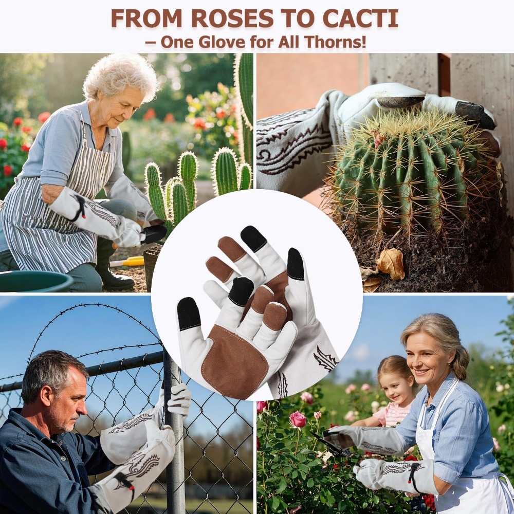 Long Gardening Gloves Thorn Pr - Garden Gloves Thorn Proof reseña y precio