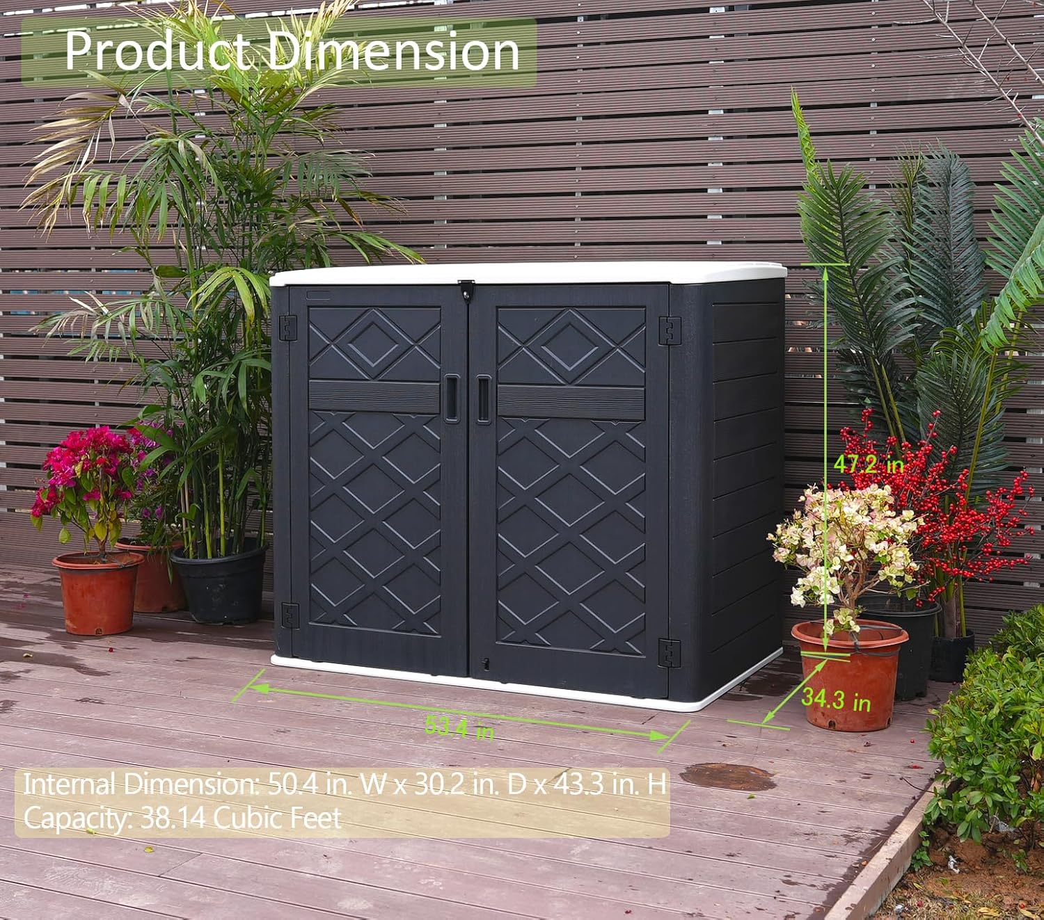 Weather-Resistant Horizontal O - Gardening Tools Of reseña y precio