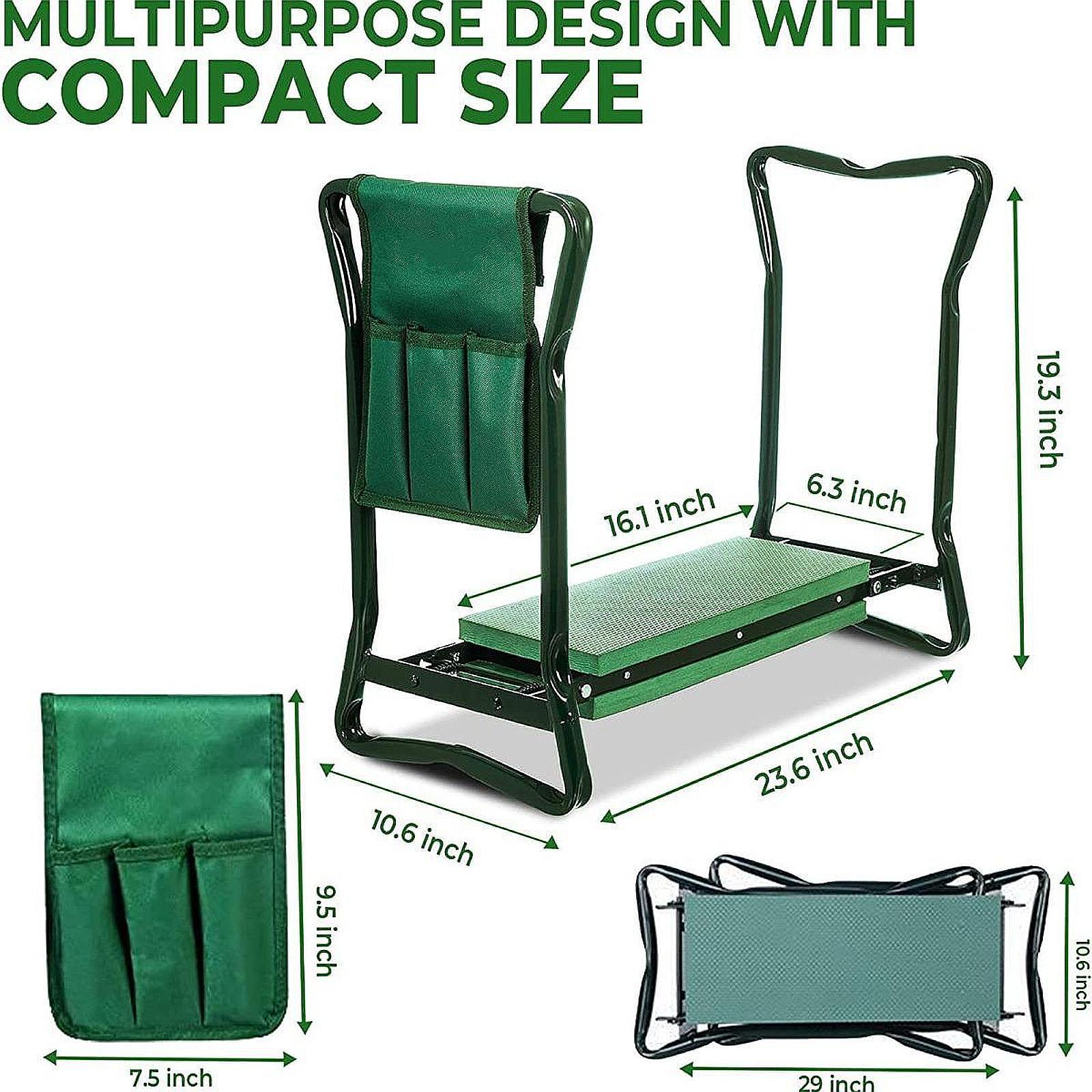 Garden Kneeler Seat, Garden Be - Garden Kneeling Pad reseña y precio