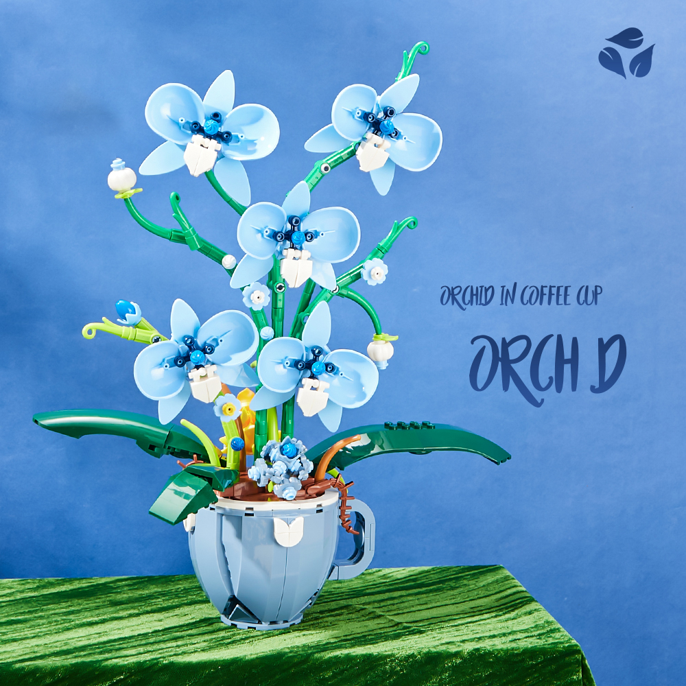 567PCS Potted Orchid MOC Build - Orchid Potting Mix reseña y precio