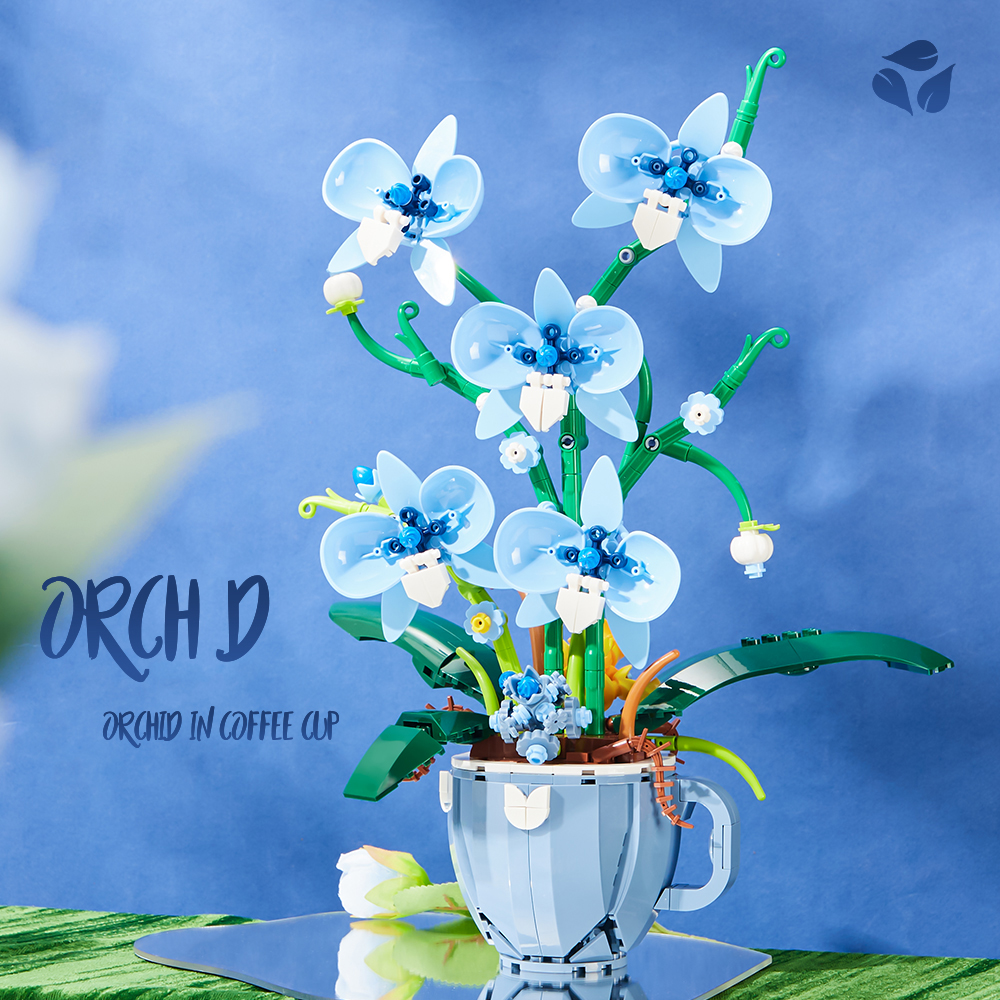 567PCS Potted Orchid MOC Build - Orchid Potting Mix reseña y precio