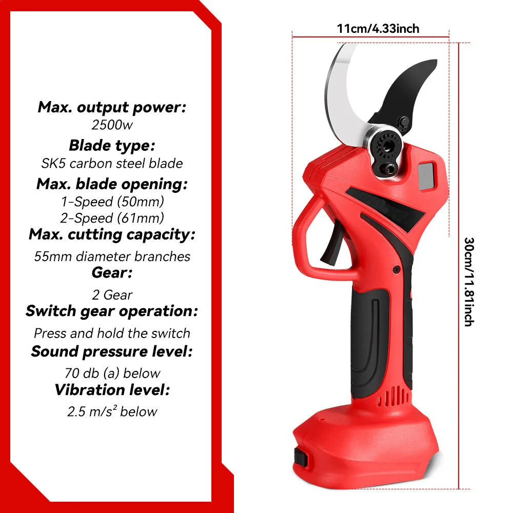 55mm Brushless Electric Scisso - Gardening Tools Wholesale reseña y precio
