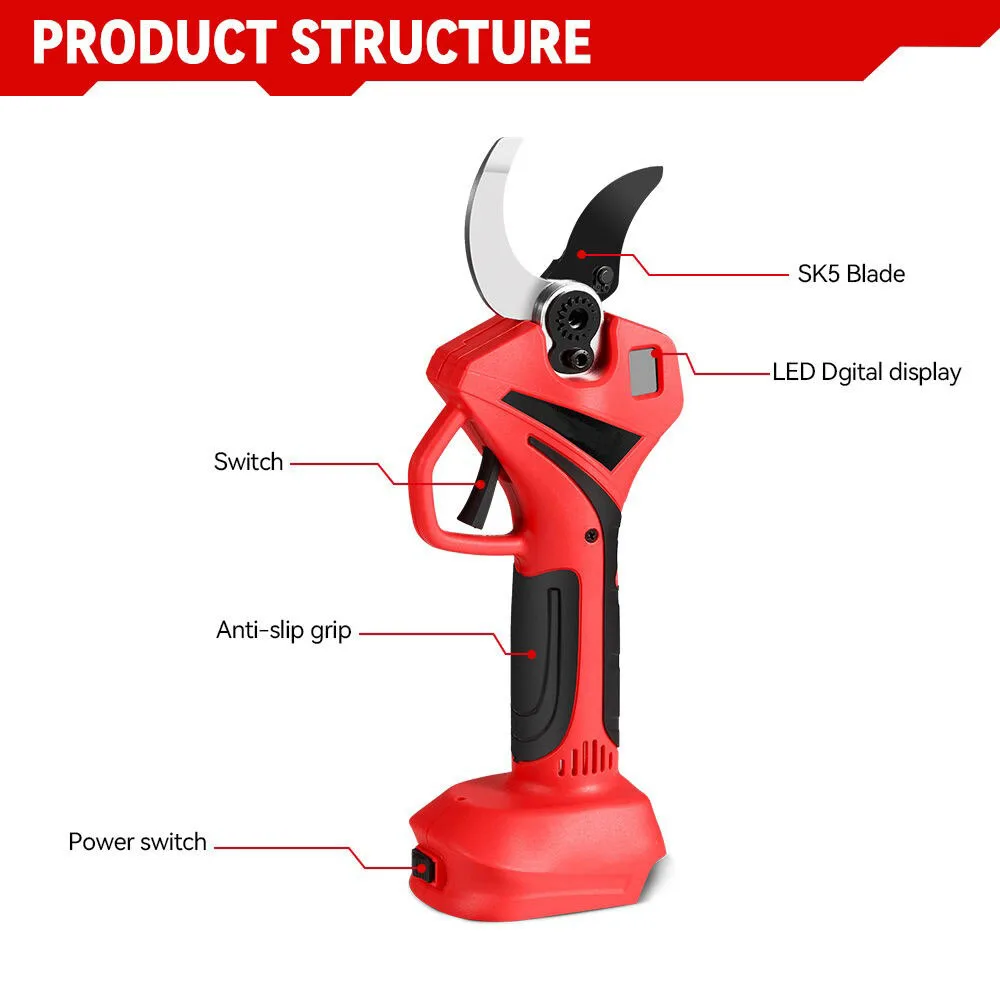 55mm Brushless Electric Scisso - Gardening Tools Wholesale reseña y precio