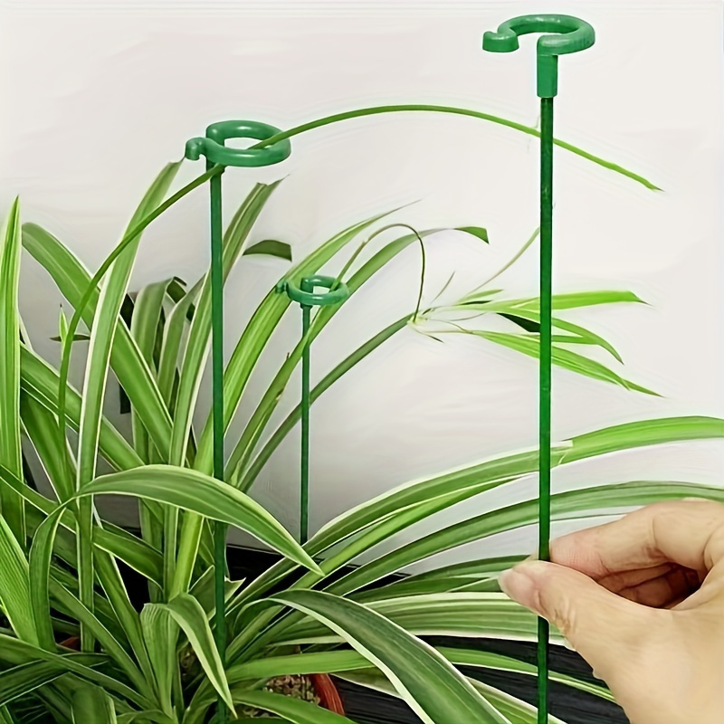 6Pcs Green Plastic Plant Suppo - Orchid Potting Mix reseña y precio