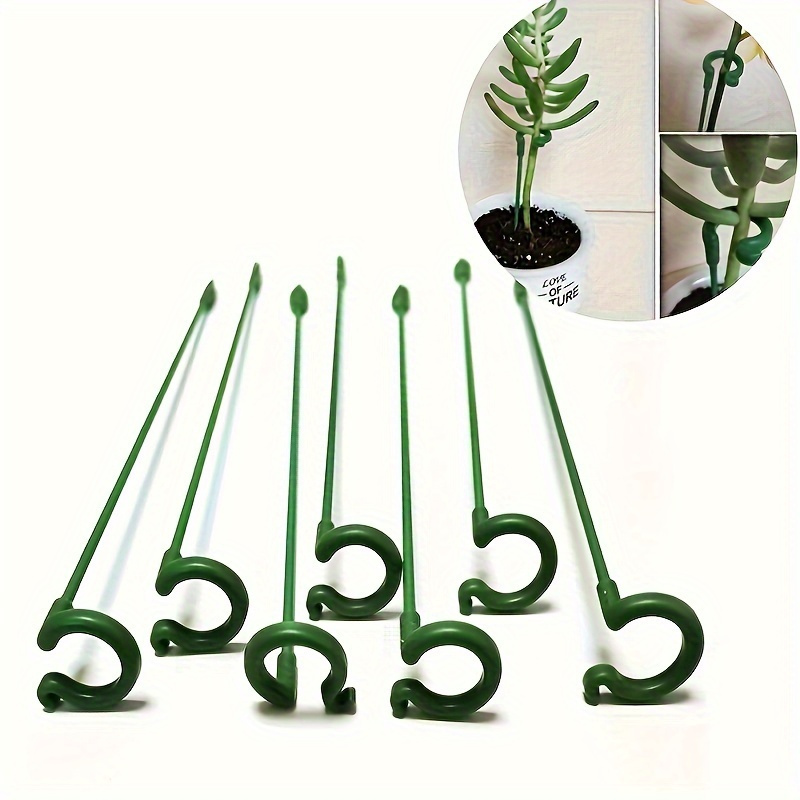 6Pcs Green Plastic Plant Suppo - Orchid Potting Mix reseña y precio